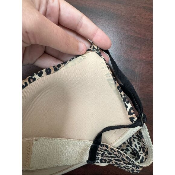 Victoria’s Secret Very Sexy Leopard Print Push Up Bra Size 34B - Picture 5 of 10